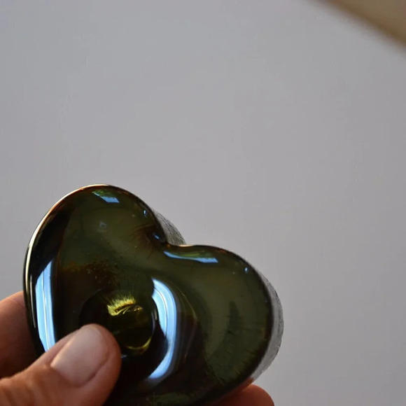 5/$25  Vtg Smoky Glass Pen Holder - Picture 5 of 5